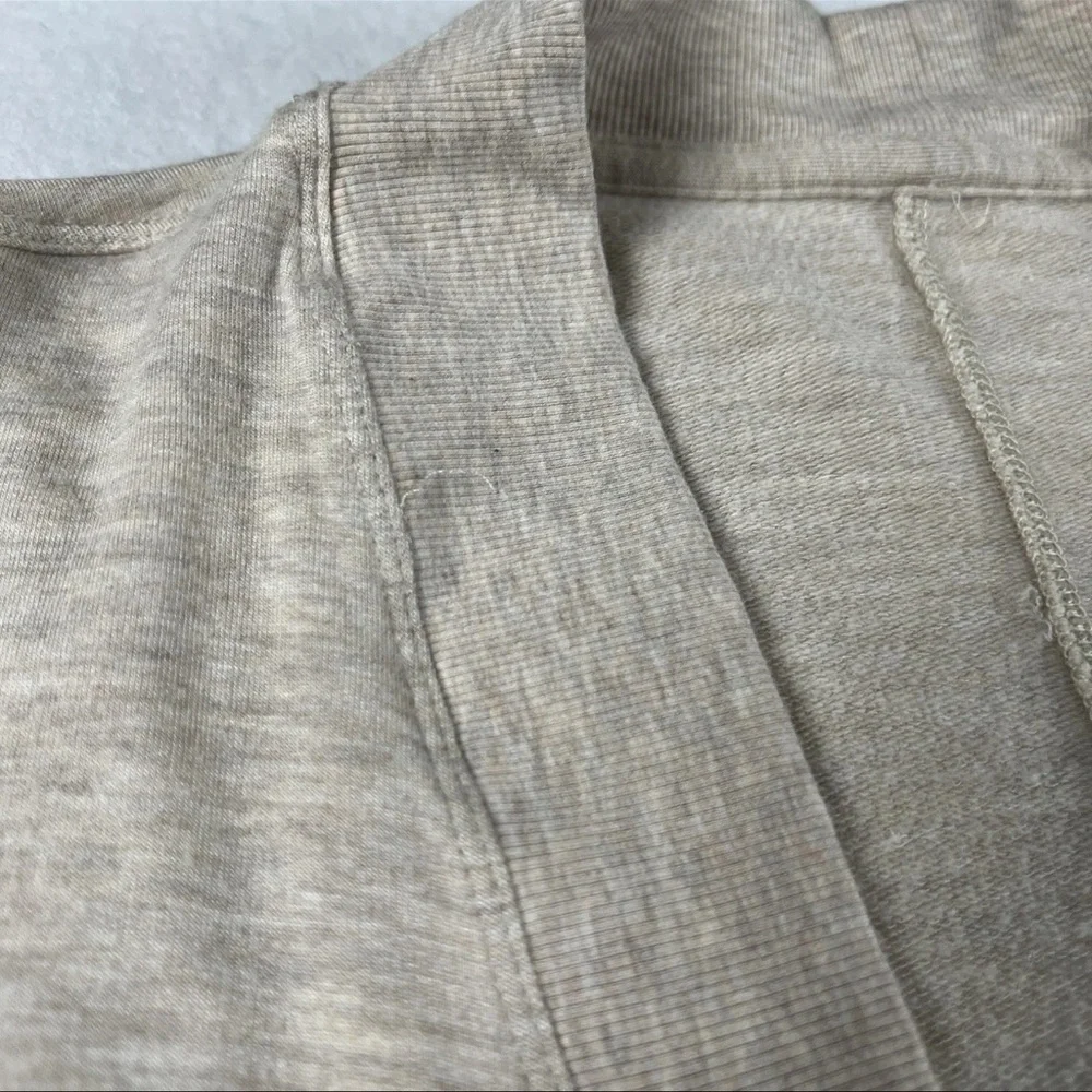 Lululemon Women's Seek Stillness Pullover Hidden Pocket‎ Heathered Cashew XS